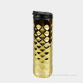 380ml Diamonds Design Plastic Flip Lid Cup